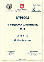Dyplom - Ranking Gmin 2017r. 