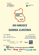 Dyplom - ranking Gmin Lubelszczyzny 2021